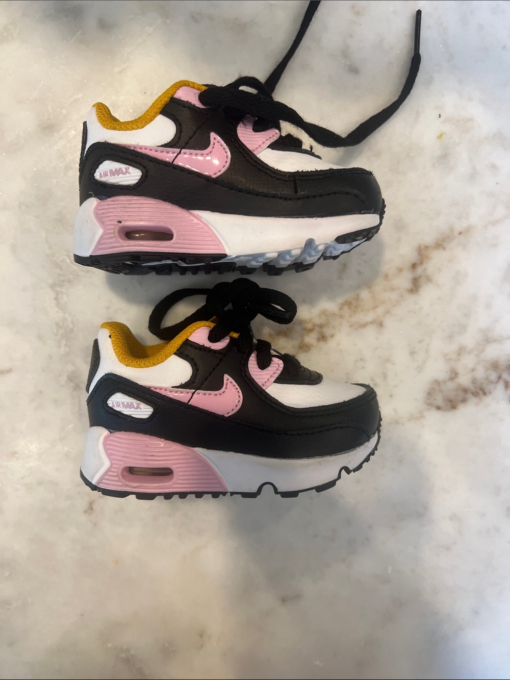 Nike Air Max 90 Toddler Size 3C Sneakers CD6868-007 Kids Shoes EUC